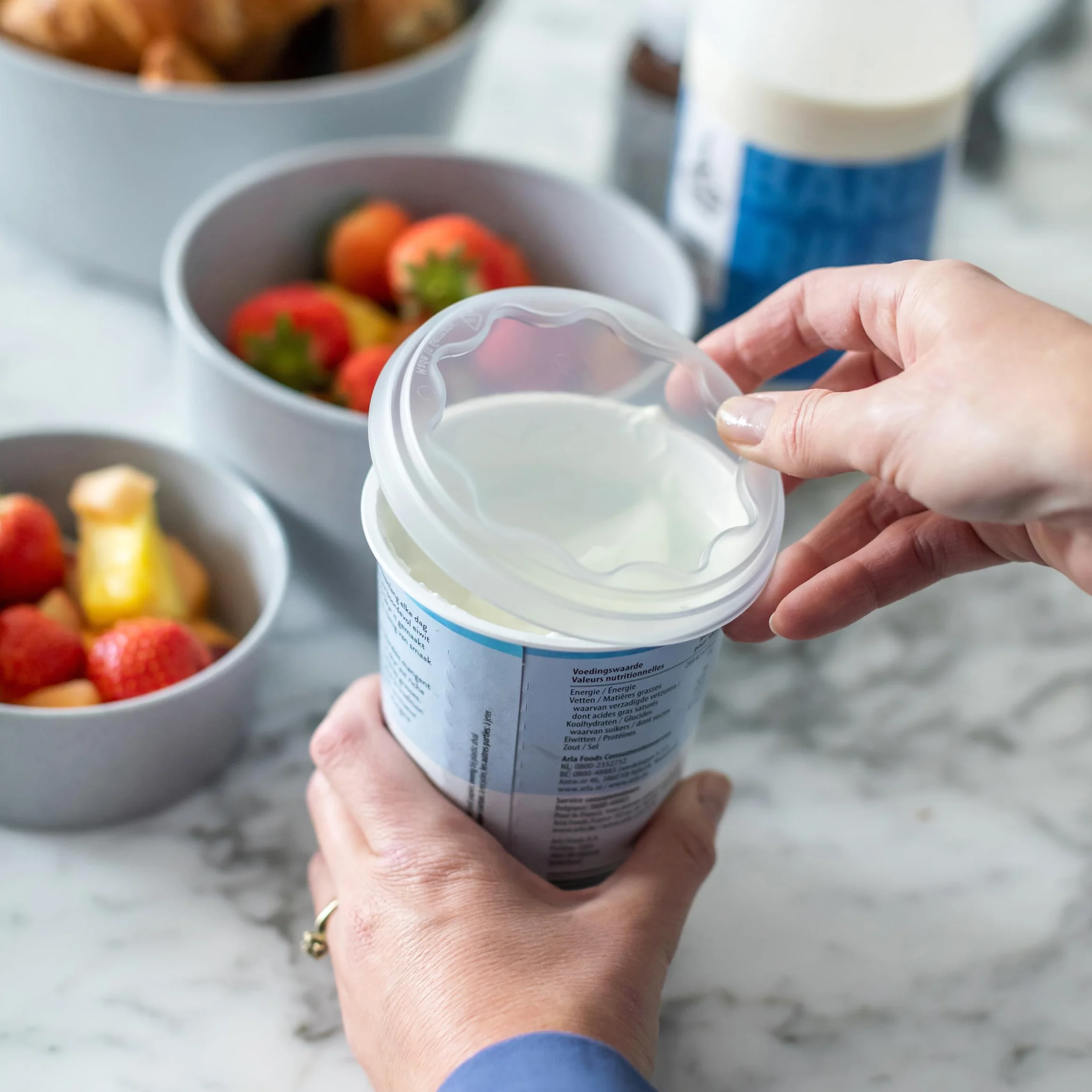 Koziol Pokrywka wielokrotnego użytku Fresh 3-częściowy zestaw 3239293, tworzywo sztuczne