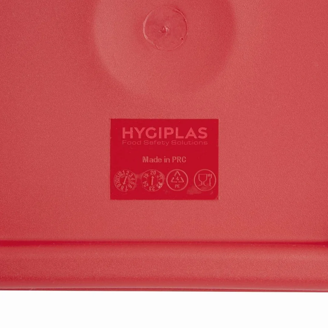 Vogue CF040 Pokrywka pasuje do kwadratowych pojemników, 1,5 l - 3,5 l, czerwony